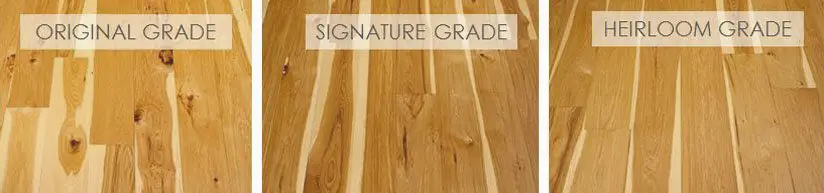 Carlisle Hickory Flooring Grades