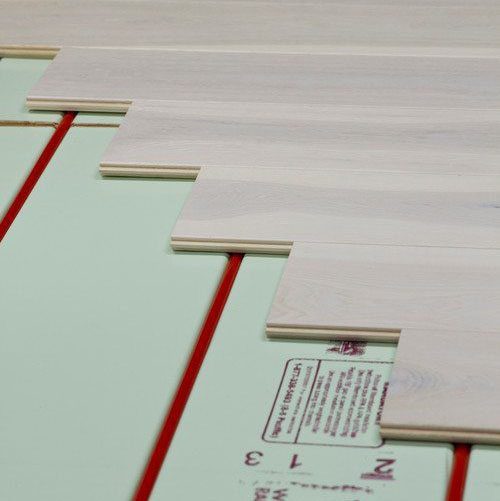 Carlisle Hickory flooring on radiant heat